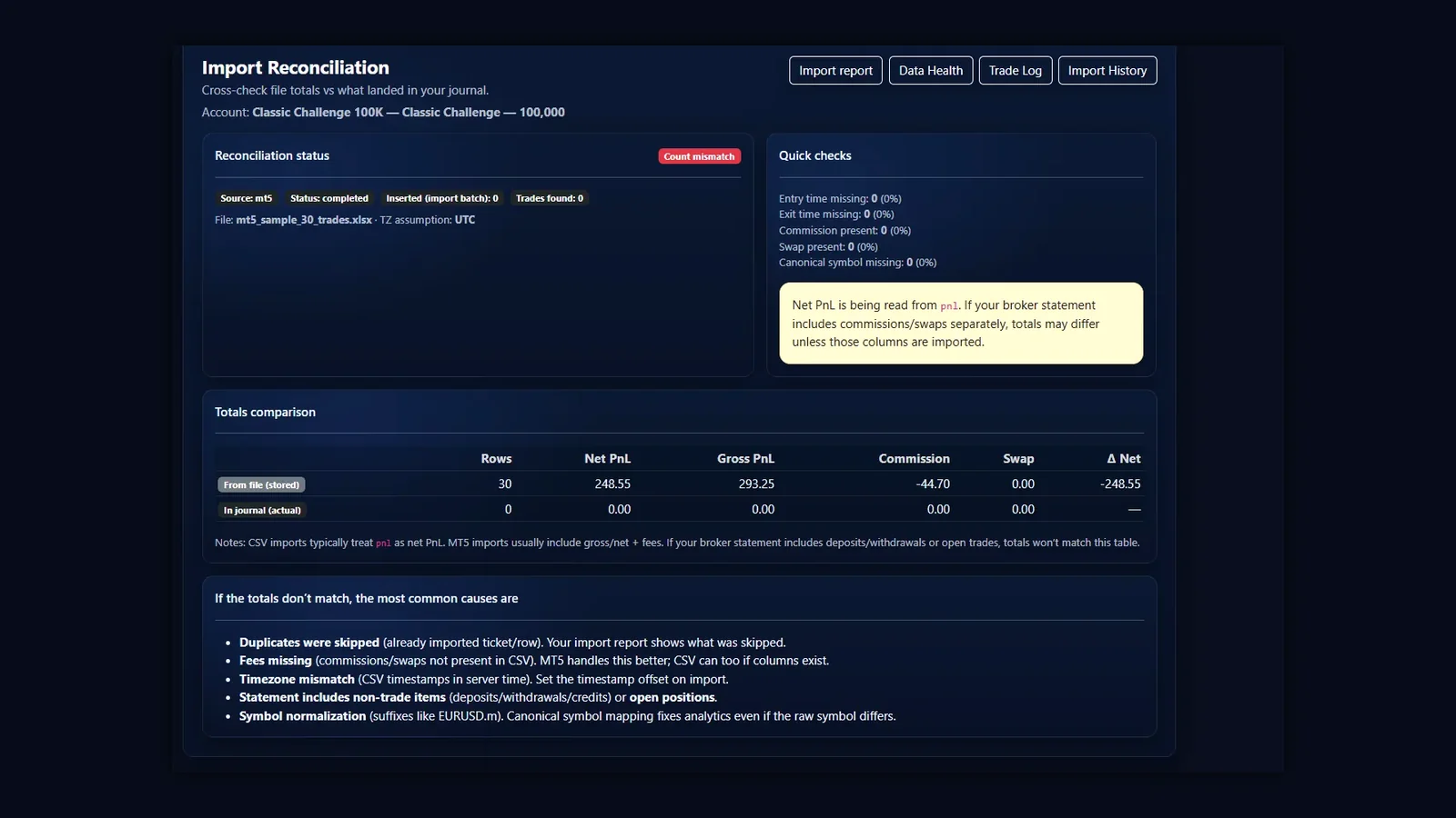 Compliance verdict screenshot 3