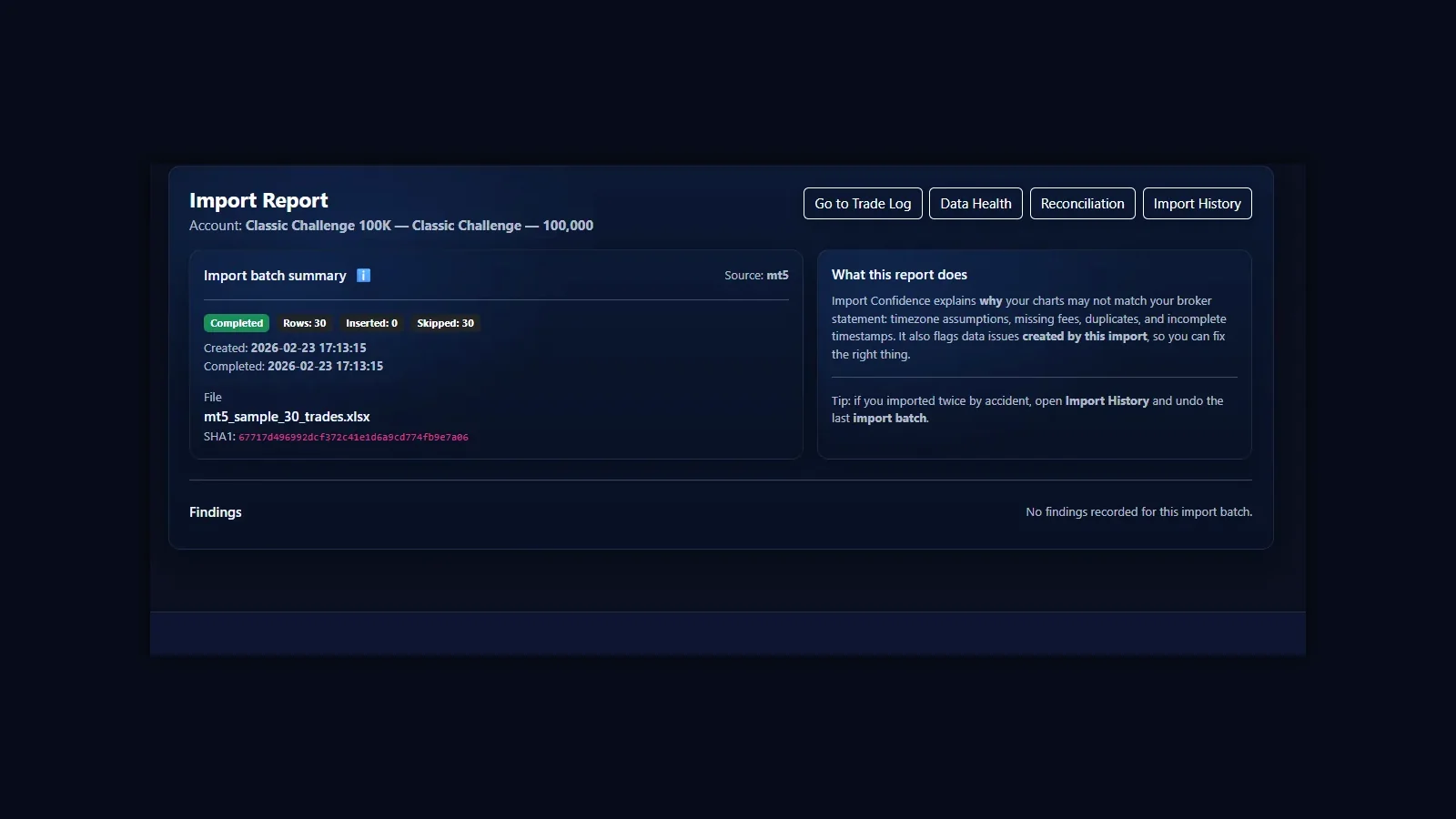Compliance verdict screenshot 4